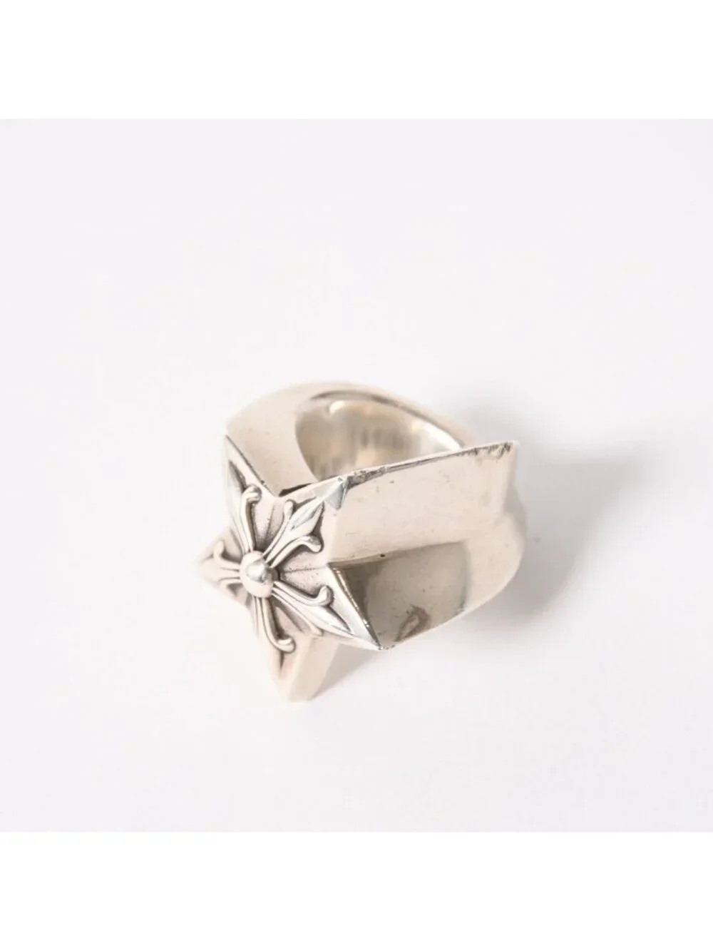 Chrome Hearts Large Sterling Silver Ring